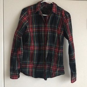 J.Crew Holiday Plaid “Perfect” Button Down